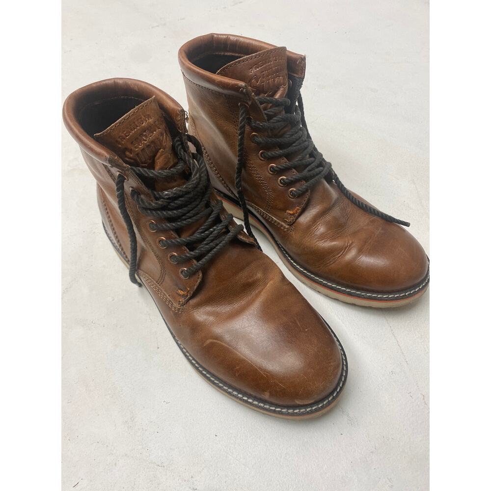 Superdry lace up boots men’s size 10 brown leather